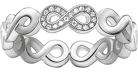 Thomas Sabo Ring Infinity Mit Diamanten In Silber Bestellen