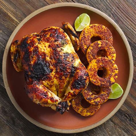 Roast Chicken And Pineapple With ‘nduja Butter The Salted Potato From Renée Robinson