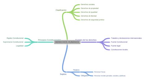 Derechos Humanos Coggle Diagram