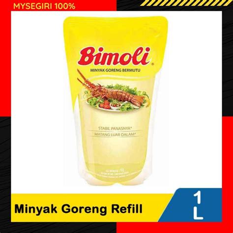 Jual Minyak Goreng BIMOLI Klasik Pouch 1 Liter INSTAN 3 JAM Shopee