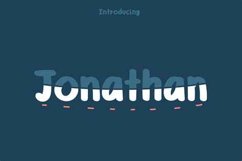 Jonathan Font By Wanida Toffy · Creative Fabrica