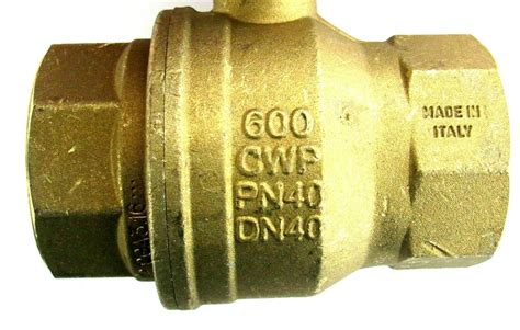 New Rubinc Cw N Ball Valve S Cwp Pn Dn Sb