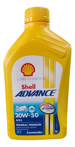 Oleo Shell Advance W Ax Mineral Premium T Litro Mercadolivre