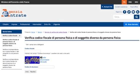 Come Verificare Codice Fiscale Salvatore Aranzulla