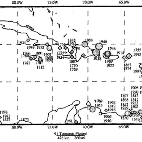 Map of The Bahamas showing areas impacted by sea level rise | Download ...