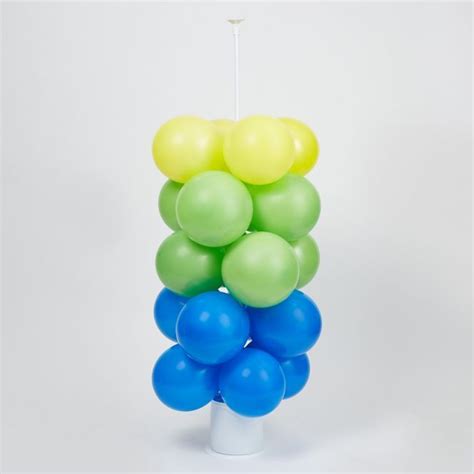 Diy Balloon Column Tutorial Easy Party Decoration