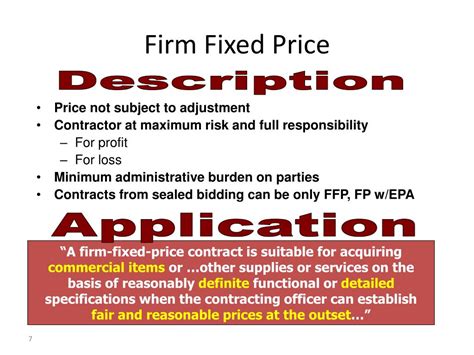 Ppt Fixed Price Contracts Powerpoint Presentation Free Download Id