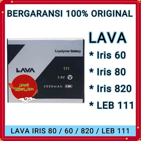 Jual Baterai Lava Iris Iris Iris Leb Leb