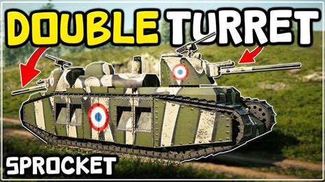 I Built A DOUBLE TURRET Steam Tank In Sprocket YouTube