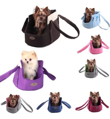 Bolsa Mala Pet Cachorros Transporte Passeio Risk M Cor Vogue Choco