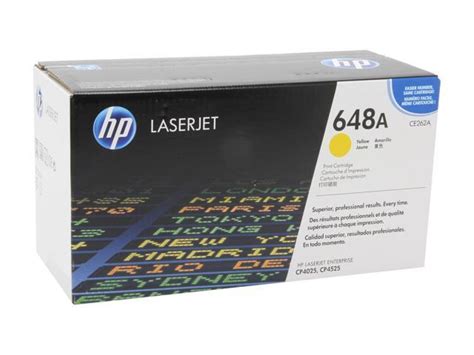 Hp 648a Yellow Laserjet Toner Cartridge Ce262a