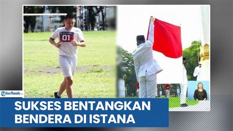 SHAWN EDGAR SONDAKH SUKSES JADI PEMBENTANG BENDERA HUT RI KE 78 RI DI