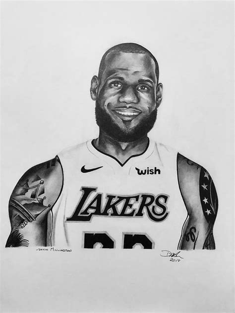 Lebron Drawing at PaintingValley.com | Explore collection of Lebron Drawing