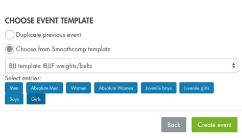 How To Create A New Event Smoothcomp Knowledge Base