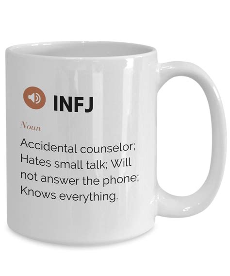 Infj Coffee Mug Infj Coffee Cup Infj Mug Infj Personality Guide