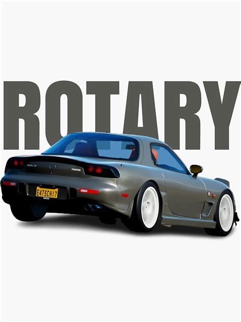 Rx7 Fd3s Sticker For Sale By Motoshift Redbubble