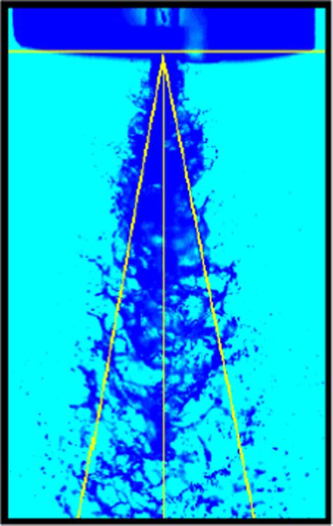 Spray Cone Angle Measurement Download Scientific Diagram
