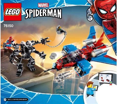 76150 Spiderjet Vs Venom Mech LEGO Instructions And Catalogs Library