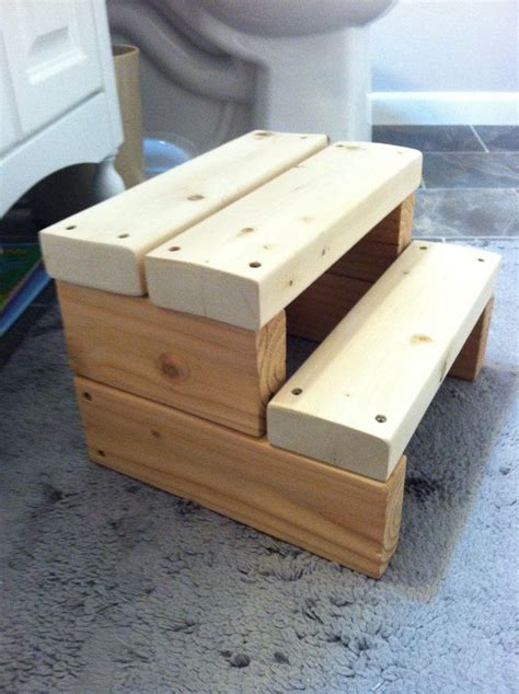 Wooden Two Step Stool – HOMYSTYLE