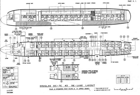 Douglas DC-7 | Aircraft interiors, Douglas aircraft, Model airplanes