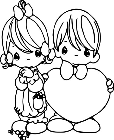 Precious Moments Coloring Pages Wecoloringpage