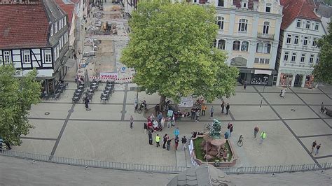 Lemgo Stadt Detmold Mit Blick Auf Den Marktplatz Webcam Germany