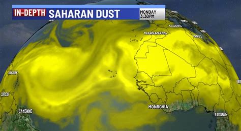 Kxan Weather First Saharan Dust Wave Is What Is Causing Hazy Skies In