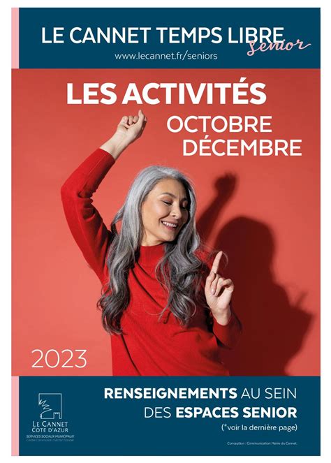 Calam O Guide Des Activit S Senior Octobre D Cembre