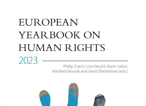 Neue Publikation European Yearbook On Human Rights Institut F R