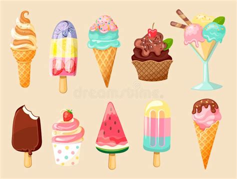 Cartoon Ice Cream Stock Illustrations 84106 Cartoon Ice Cream Stock