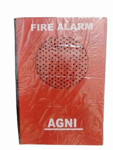 Mild Steel Agni Red Fire Alarm Hooter At Rs In Greater Noida Id