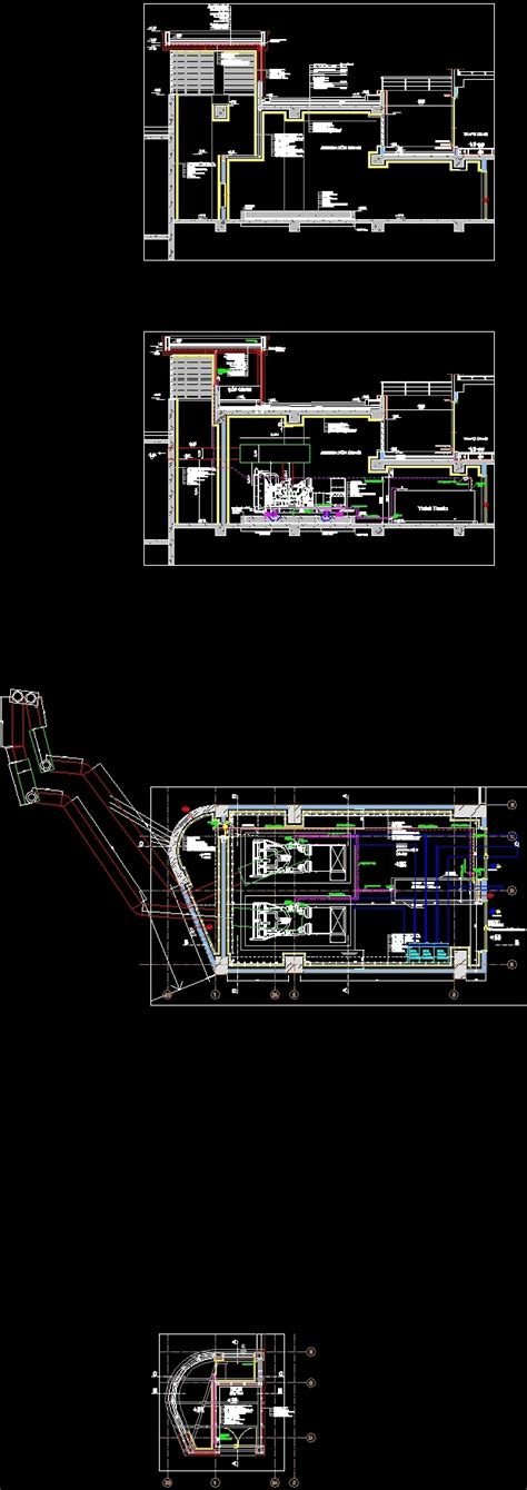 Generator Room Details And Section Dwg Section For Autocad • Designs Cad