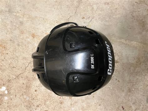 Cooper Sk2000 Large Blue Helmet Mark Messier Style Used Large Sk 2000