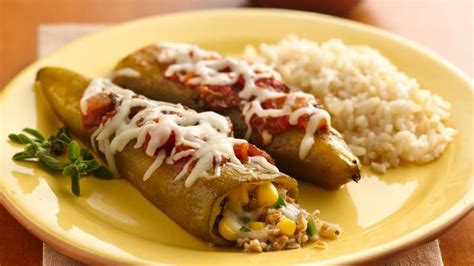 Stuffed Chile Peppers Recipe From Betty Crocker