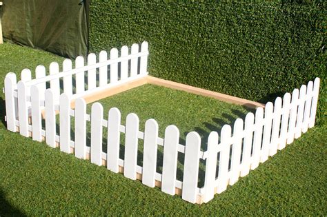 Plastic Fencing Lawn Grass Border Path Grave Edging Fancy Small Picket Flexible Ebay