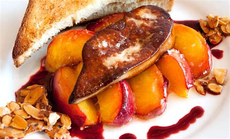 Seared Foie Gras With Peaches Recipe Dartagnan