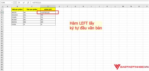 Hướng dẫn sử dụng hàm lấy ký tự trong Excel mới nhất 2022 Gen Z