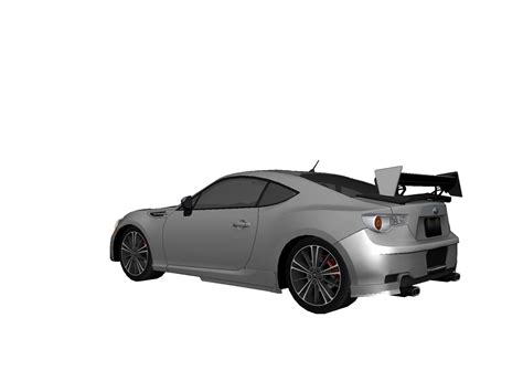 3d Model Subaru Brz Upgraded Vr Ar Low Poly Cgtrader