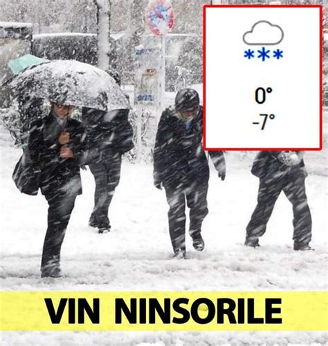 Vin Ninsorile N Ianuarie N Rom Nia Pe Ce Dat Exact Vine Iarna