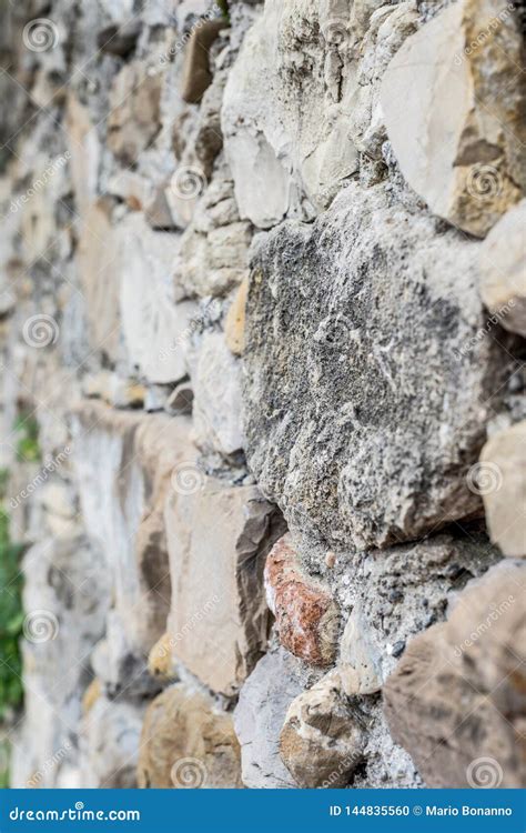 Opini N Del Detalle De Una Pared De Piedra Antigua En El Pueblo De