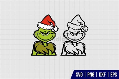 Free Grinch Face Graphic For Cricut