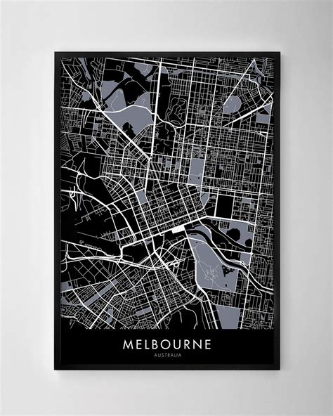 Melbourne Map Print Chelsea Chelsea