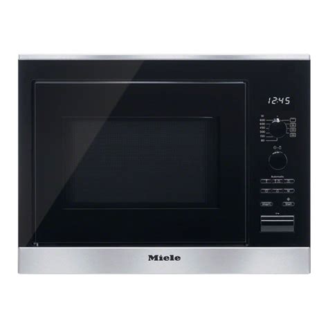 Miele Steam Oven Manual