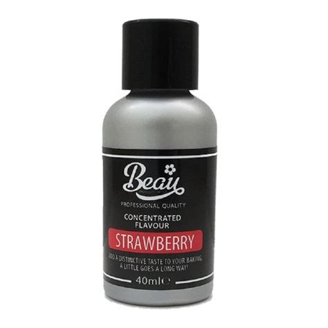 Beau Products Strawberry Food Flavouring 40ml Beau Products Baking