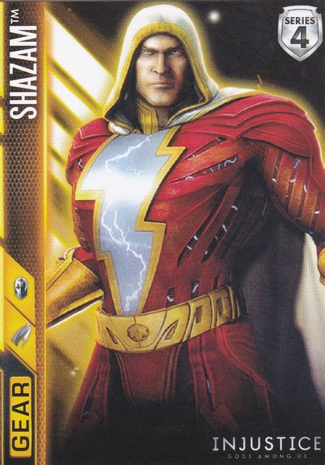 Injustice Gods Among Us Series 4 123 Gear Card Shazam Non Foil