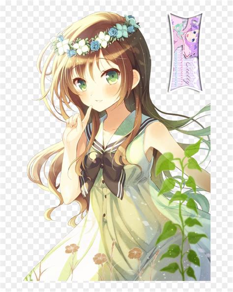 Anime Girl Flower Crown