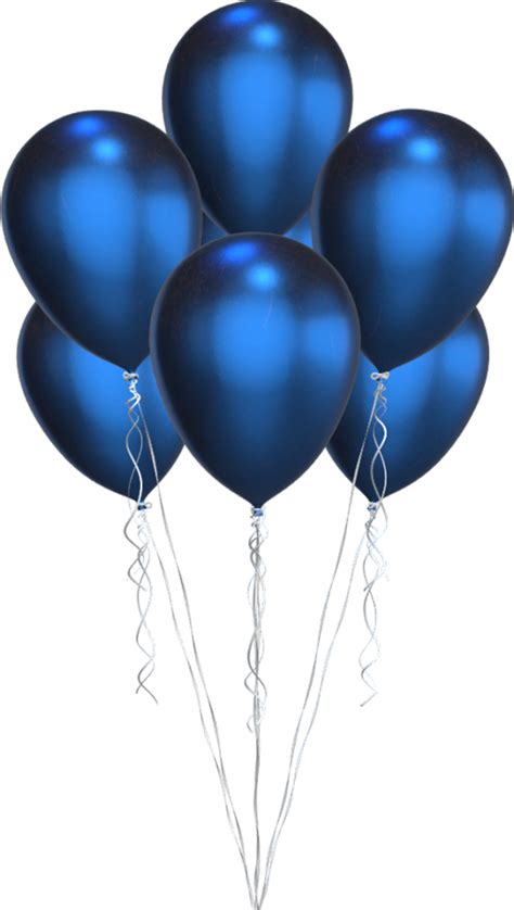 Blue Balloons Png Isolated Hd