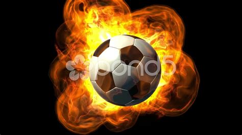 Soccer Ball On Fire