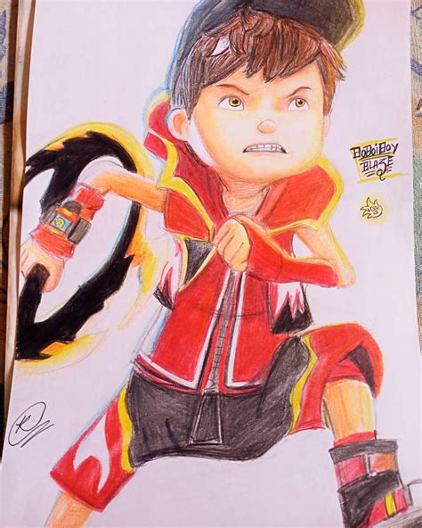 Boboiboy blaze by Kavyakk23 on DeviantArt