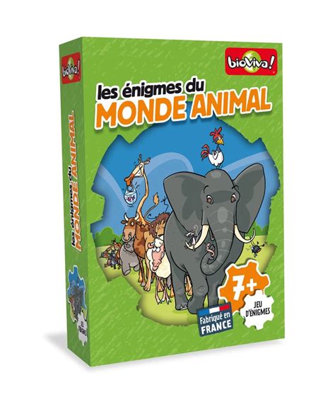 Jeu d énigmes Monde animal Jeux pour découvrir la nature et les